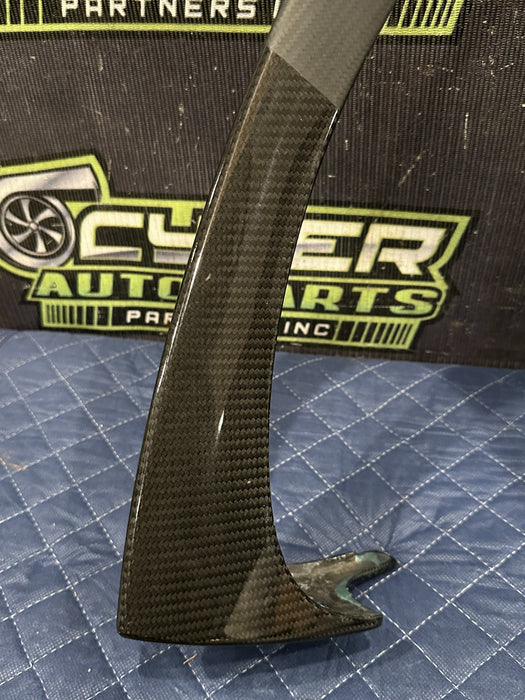 2014 AUDI R8 DASH DASHBOARD CARBON FIBER COVER FRAME 423 857 171 A OEM ~SCUFFS~