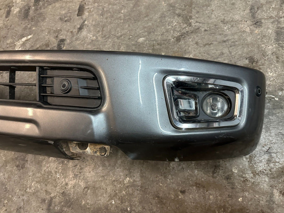 2016 2018 NISSAN TITAN XD PRO-4X GRAY METALLIC FRONT BUMPER ASSEMBLY MINOR FLAWS