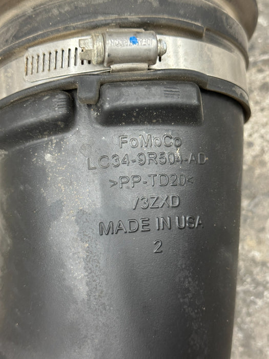 2023 2024 FORD F250 F350 CLEAN AIR INTAKE TUBE LC34 9R504 AD