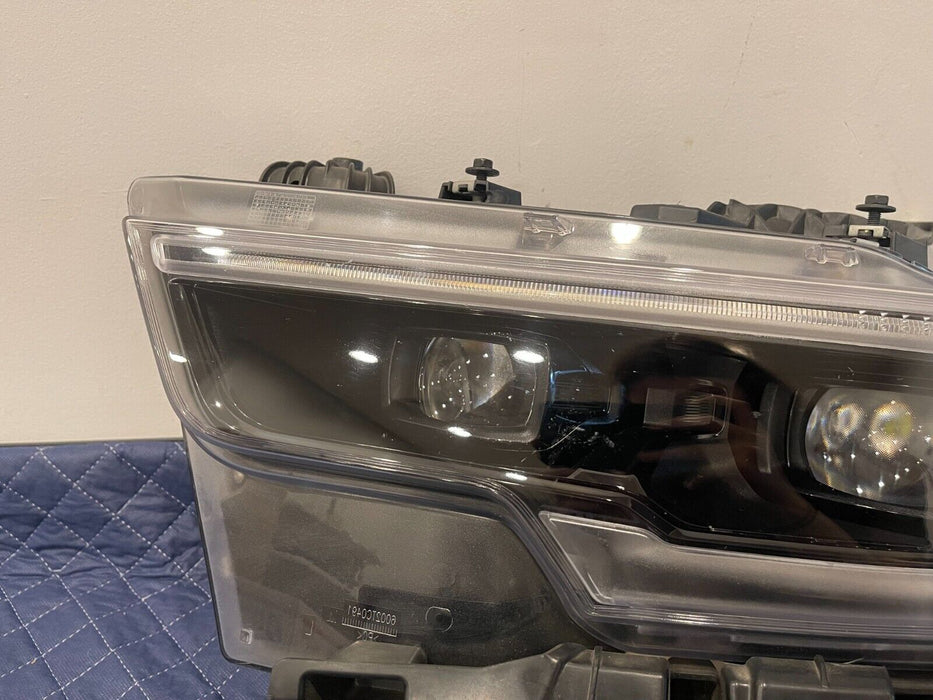 2022 RAM 1500 TRX 6.2L DRIVER LEFT LED HEADLIGHT W BRACKET OEM