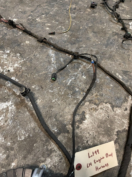 2021 AUDI R8 COUPE REAR LEFT DRIVER LH ENGINE BAY HARNESS ~CUT!!!~