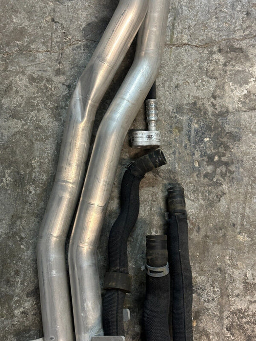 2014 AUDI R8 OEM UNDERBODY CENTER COOLANT PIPE LINE HOSE TUBE 420121050B