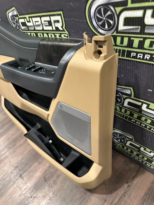 2023 2024 FORD F250 F350 F450 LARIAT FRONT LEFT DRIVER DOOR PANEL OEM