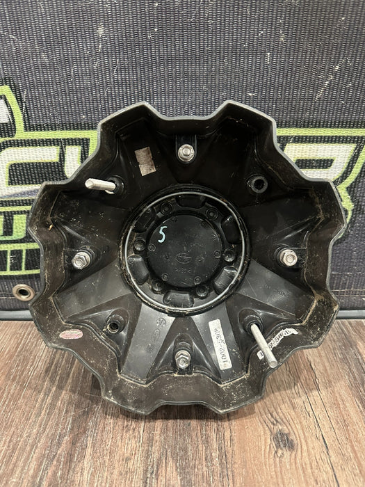 2005-2025 FORD F250 FUEL WHEEL HUB GLOSS BLACK CENTER CAP (1) OEM