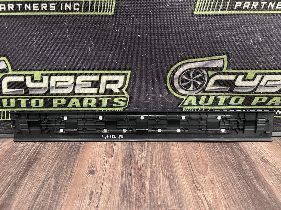 2017 NISSAN TITAN XD RESERVE FRONT REAR DOOR SILL KICK PLATE SET OEM *WEAR/READ*