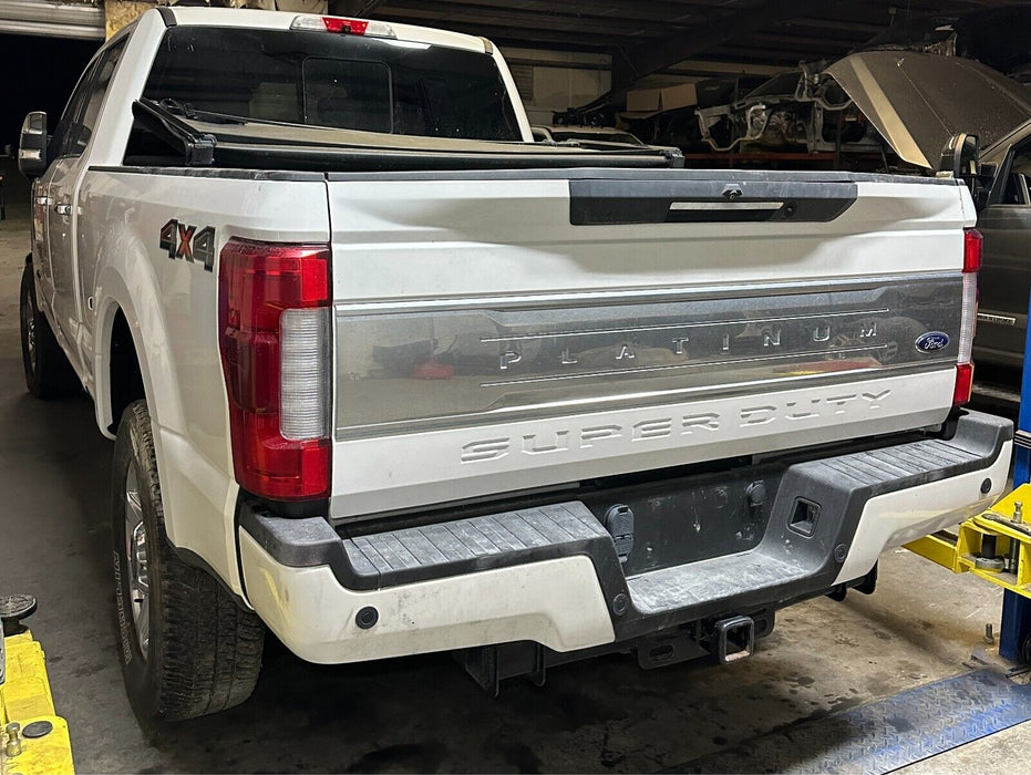 2017 2018 2019 FORD F250 F350 F450 PLATINUM TAILGATE TRI COAT MET WHITE (UG)