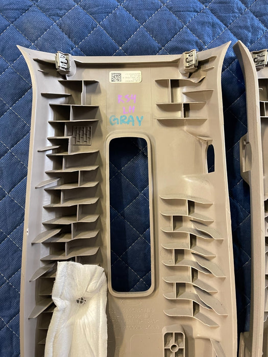 2017-2019 FORD F250 F350 F450 LIMITED LEFT & RIGHT UPPER B PILLAR TRIMS OEM