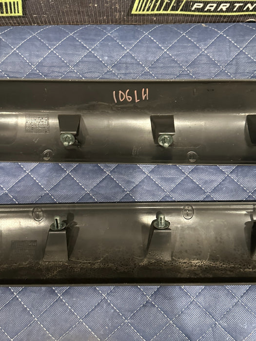 2014 AUDI R8 OEM LEFT RIGHT INNER DOOR SILL SCUFF PLATE COVER TRIM 420 853 906