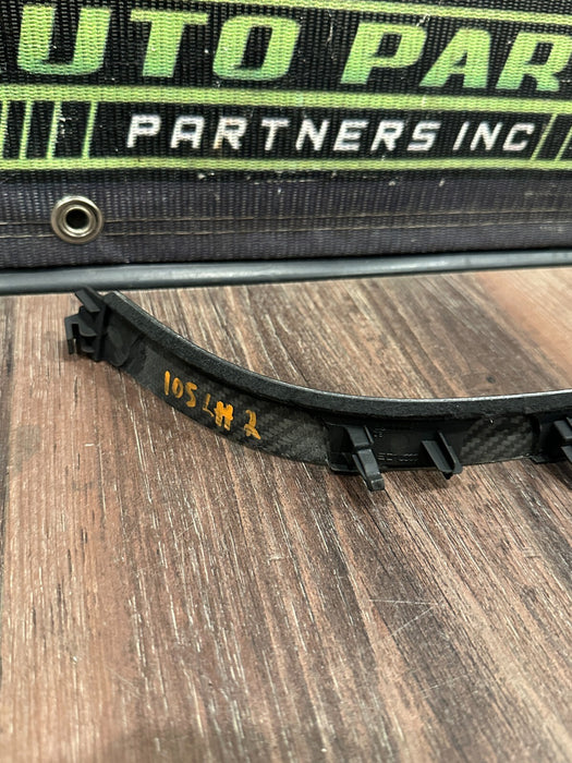 2021 AUDI R8 DASHBOARD LEFT CARBON FIBER TRIM OEM 4S1857237 D *HEAT FLAWS 2-3*