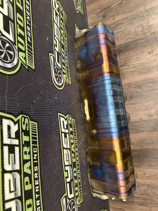 2017 2018 2019 PORSCHE 911 GT3 CENTER EXHAUST MUFFLER W/ TIPS OEM 991 111 027 90