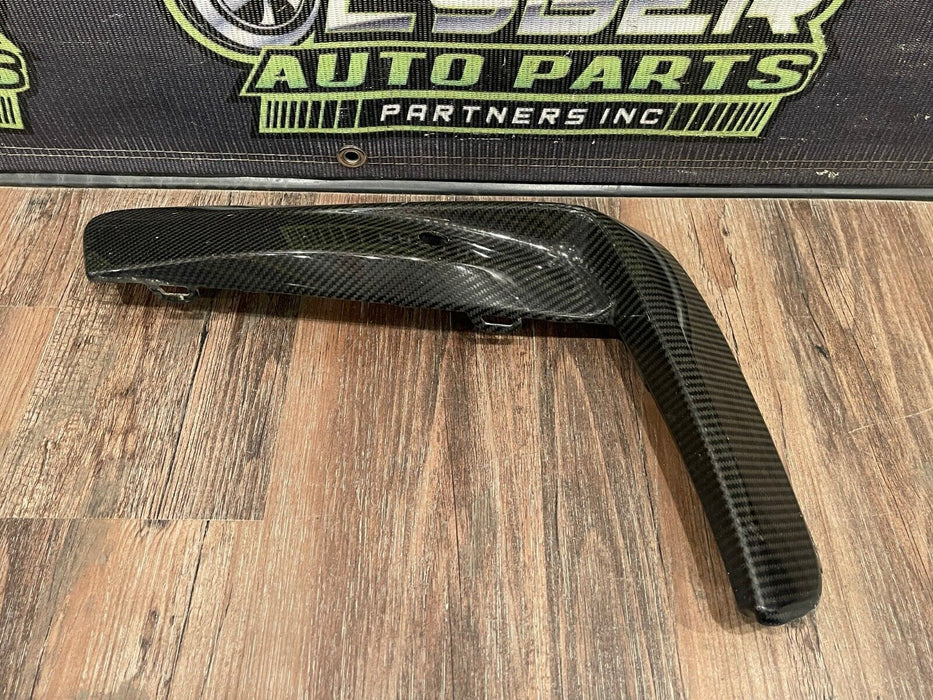 2020 BMW M8 COMP FRONT BUMPER LEFT RIGHT CARBON FIBER SPLITTER TRIM OEM *READ*