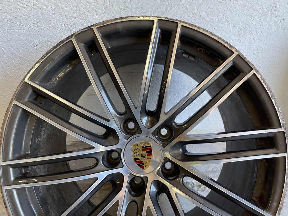 2017 Porsche 718 Boxster S 20X8.5 RIM 982601025F OEM *DAMAGE, CURB RASH*