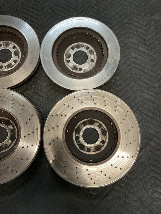 2014 MERCEDES S550 W222 BRAKE ROTORS FRONT REAR SET OEM