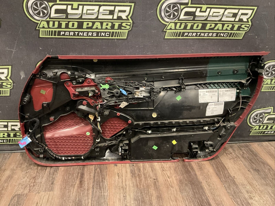 2017 PORCHE 781 FRONT LEFT DRIVER DOOR PANEL OEM~MINOR SCRATCHES/WEARS/TEARS~