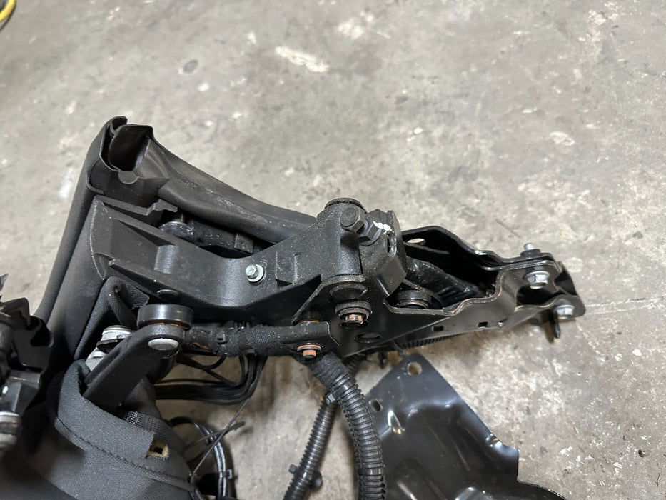 2009-2020 NISSAN 370Z CONVERTIBLE ROADSTER RED SOFT TOP ASSEMBLY OEM 47K MILES