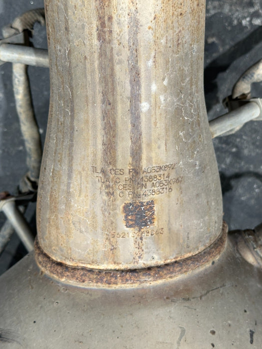 2017 NISSAN TITAN XD PRO 4X DIESEL DPF EXHAUST OEM