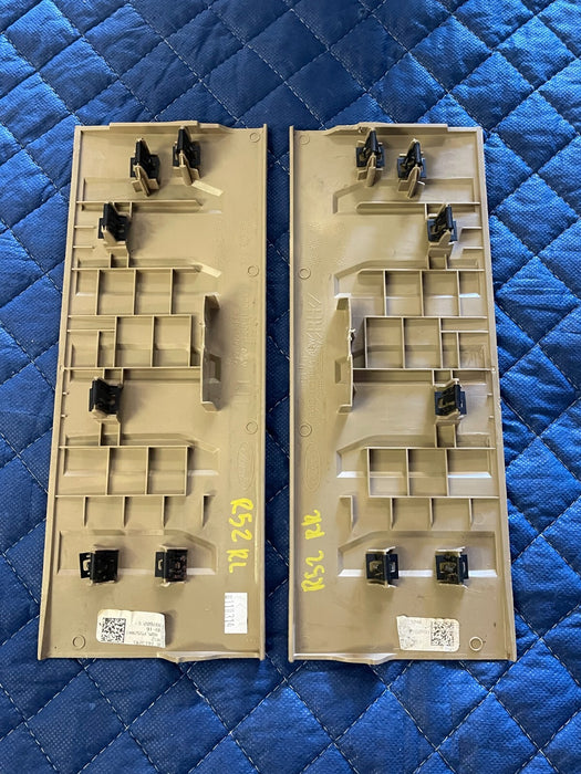 2017 2018 2019 FORD F250 F350 F450 LARIAT TAN REAR SCUFF KICK PLATE SET OEM