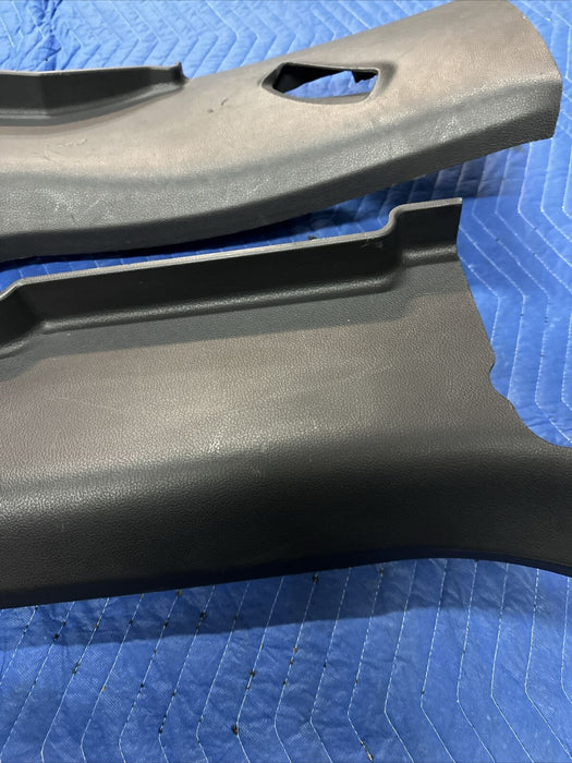 2019 FORD F250 PLATINUM REAR LEFT RIGHT PAIR C-PILLAR TRIM PANEL OEM ~SCRATCHES~