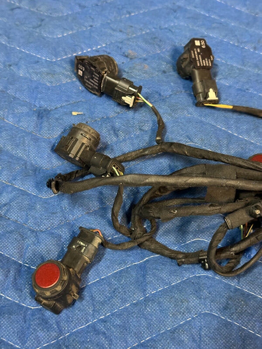 2020 BMW M8 COMPETITION F92 G16 OEM REAR PARKING SENSOR WIRING HARNESS ~DAMAGE~