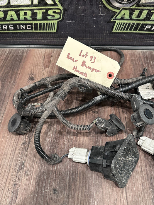 2017-2019 FORD F250 F350 F450 REAR BUMPER SENSOR & LIGHTS WIRING HARNESS OEM