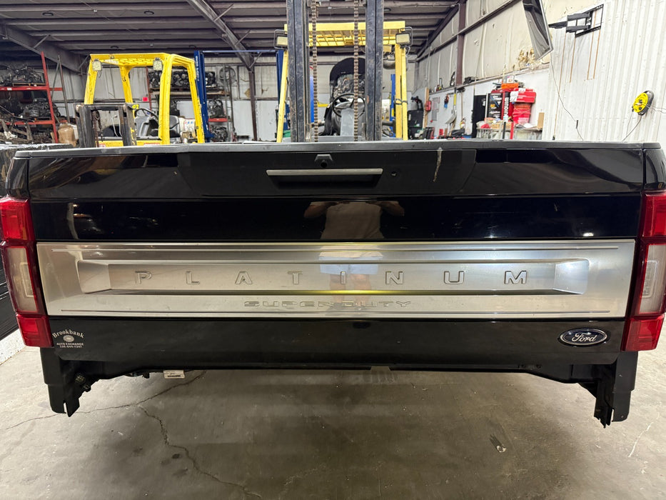 2020 2021 2022 FORD F250 F350 F450 PLATINUM TAILGATE W/ STEP AGATE BLACK