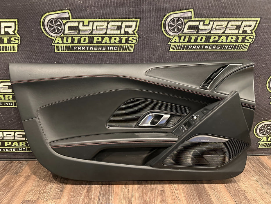 2017 AUDI R8 SPYDER LEFT DOOR PANEL OEM *WEAR 8-9*