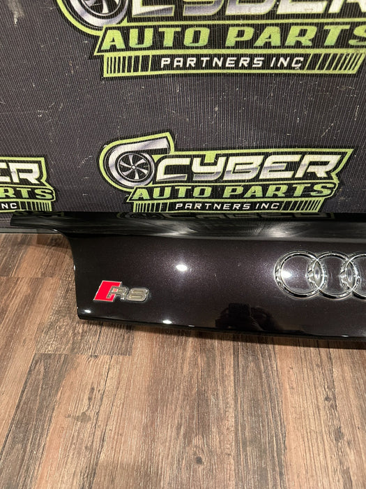 2014 AUDI R8 REAR UPPER COVER PANEL VELVET PURPLE OEM 420 807 649 C *SCRATCH 6*