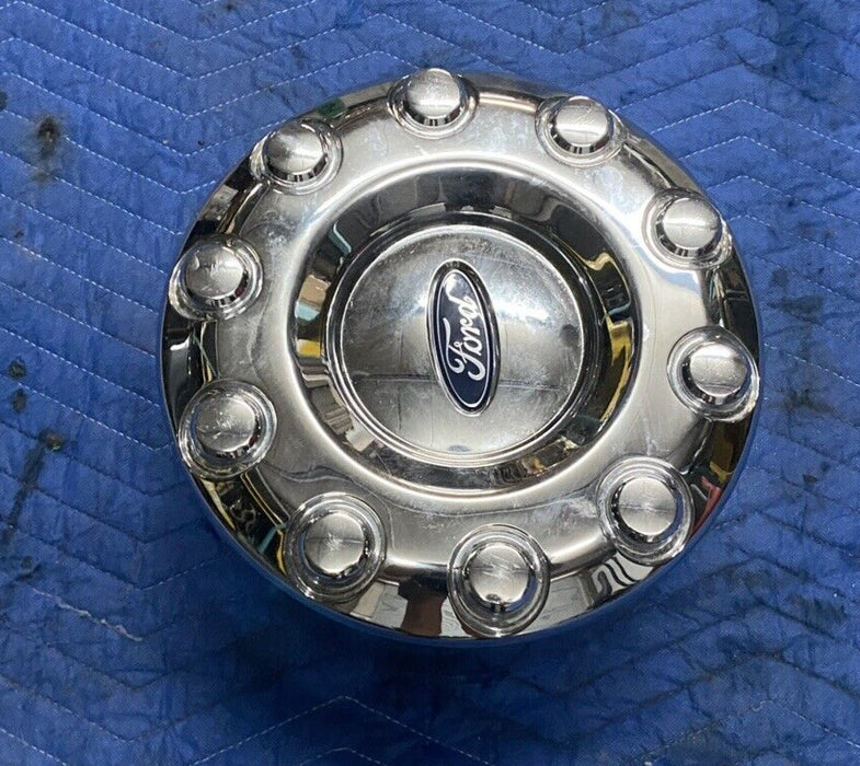 2017 2018 2019 FORD F350 F450 REAR DUALLY WHEEL CHROME CENTER CAP OEM