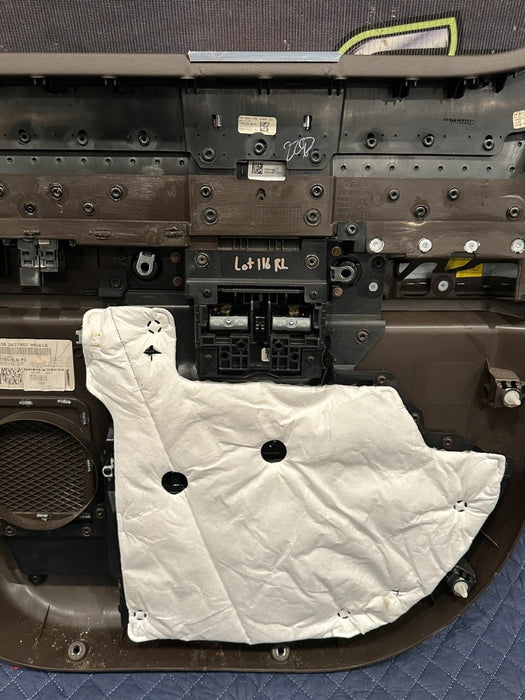 2017-2019 FORD F250 F350 F450 KING RANCH BROWN REAR LEFT DOOR PANEL OEM