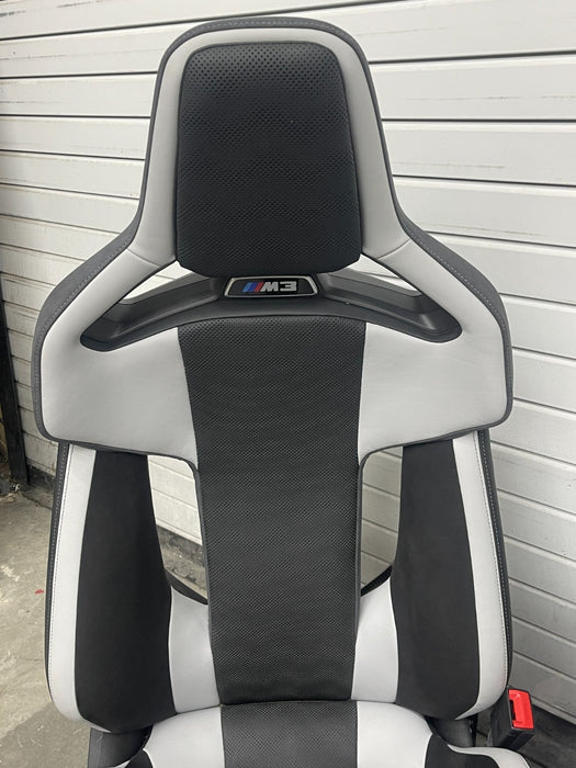 2024 BMW M3 M4 G80 G82 FRONT CARBON BUCKET SEATS REAR SEATS INTERIOR SET OEM