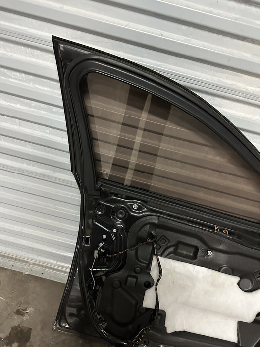 2011 BMW 550i F10 5 SERIES FRONT LEFT DOOR GRAPHITE METALLIC (A90)~MINOR DENT~