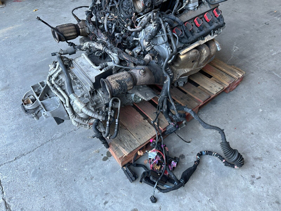 2014 AUDI R8 5.2L V10 ENGINE MOTOR TRANSMISSION LONG BLOCK ASSEMBLY 31K MILES