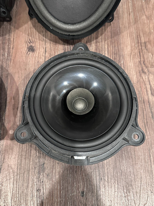 2017 NISSAN TITAN XD RESERVE ROCKFORD FRONT REAR DOOR SPEAKER SET OEM