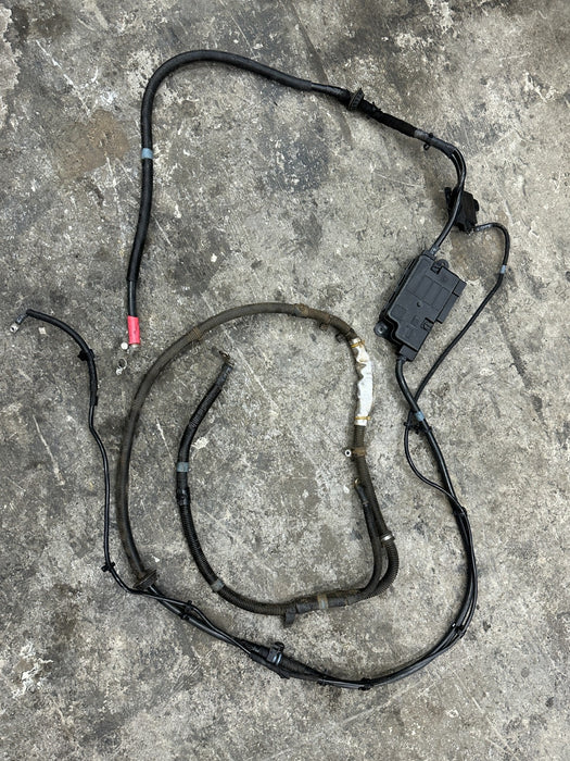 2014 AUDI R8 OEM POSITIVE CABLE & ALTERNATOR STARTER HARNESS 420971225 420971224