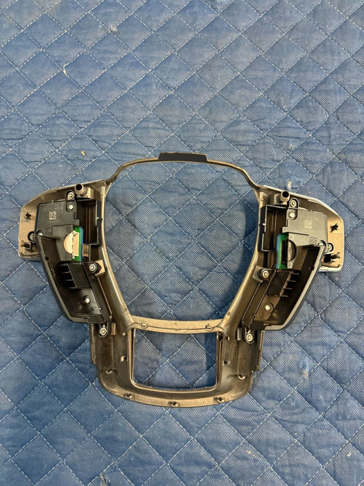 2017-2019 FORD F250 F350 STEERING WHEEL CHROME BEZEL W/ CHANNEL CONTROL BUTTONS