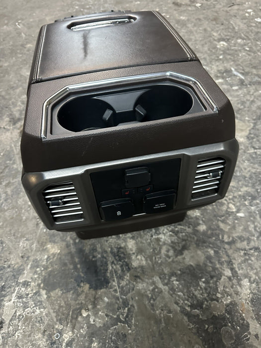 2017-2019 FORD F350 LIMITED CENTER CONSOLE ASSEMBLY OEM ~MINOR WEARS~