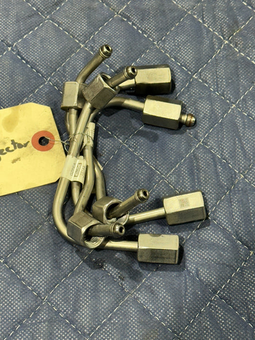 2020 FORD F250 F350 RIGHT FUEL PIPE INJECTOR LINES (4) 55K MILES OEM LC3Q9F911BB