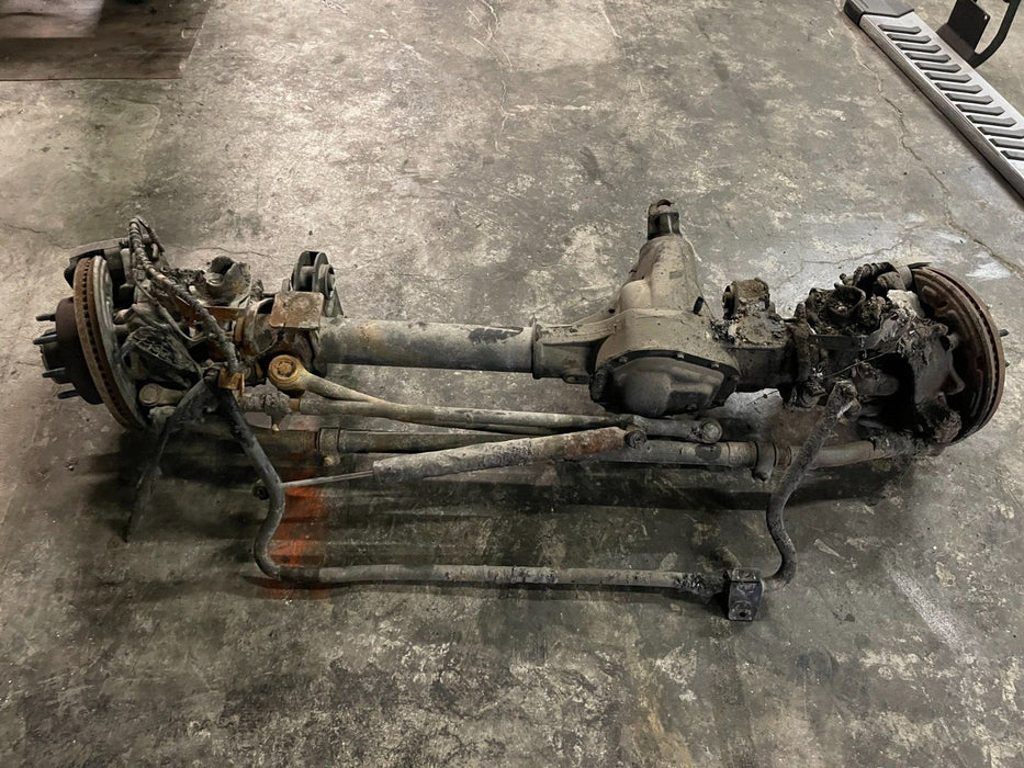 2017 2018 2019 FORD F250 F350 FRONT AXLE ASSEMBLY 3.55 (3J) 4X4 *BURN DAMAGE*