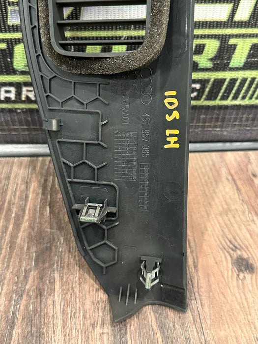 2021 AUDI R8 DRIVER LEFT DASH DASHBOARD END CAP TRIM OEM 4S1 857 085