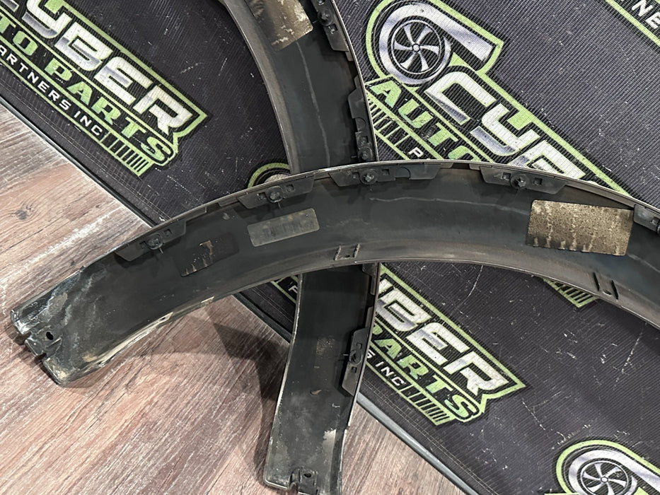 2017-2022 FORD F250 F350 FRONT LEFT RIGHT FENDER FLARES GOLD OEM *PAINT FLAWS*