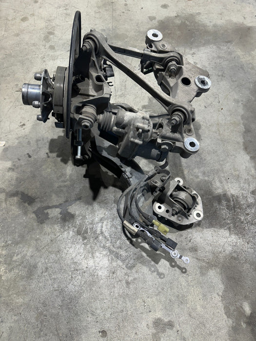 2014 PORSCHE 911 TURBO S REAR RIGHT KNUCKLE SUSPENSION CORNER ASSEMBLY OEM