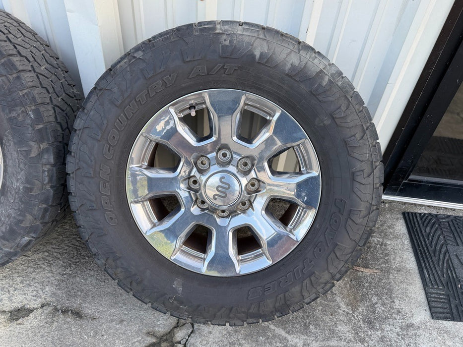 2017 FORD F250 KING RANCH WHEELS RIMS 35X11.50R20 TOYO OPEN COUNTRY A/T TIRES
