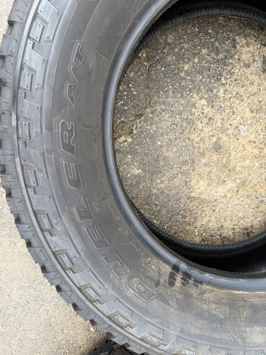 Ford F250 New Take Off tires  LT275/65R20 BRIDGESTONE DUELER A/T