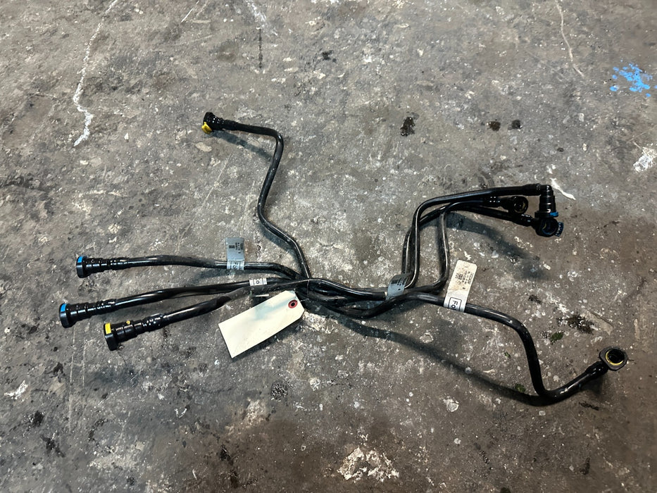 2020-2022 FORD F250 6.7 DIESEL FUEL LINES HOSE TUBES (4PC) 34 GALLON OEM