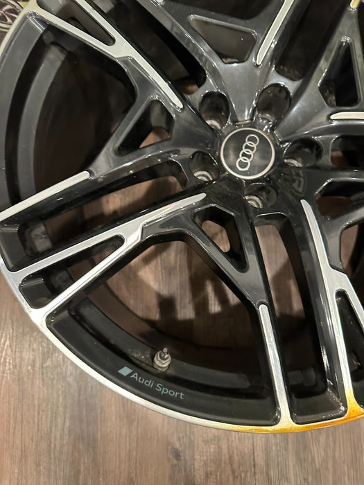 2021 AUDI R8 REAR WHEEL RIM OEM GENEUINE 20X11 4S0 601 025 AJ ~MINOR BURN WEAR~
