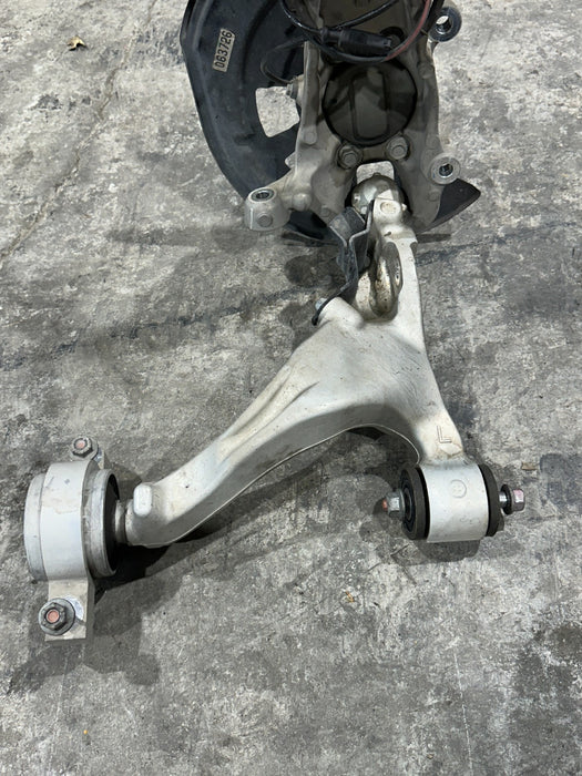 2013 NISSAN 370Z FRONT LEFT SUSPENSION KNUCKLE CORNER OEM