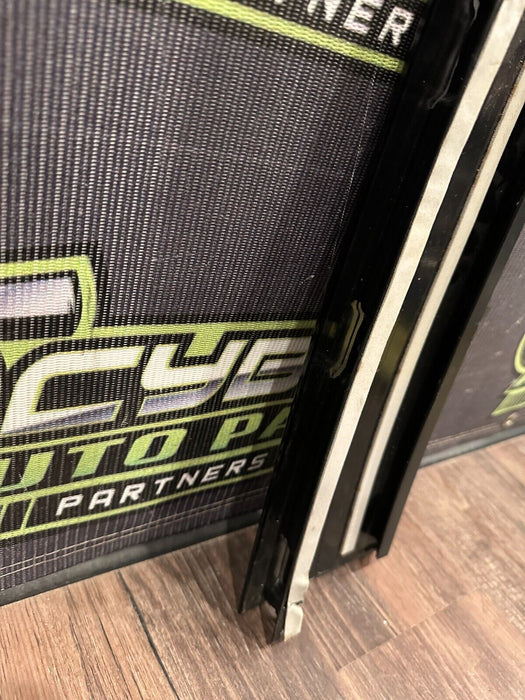 2017 FORD F250 F350 F450 FRONT RIGHT GLOSS BLACK B PILLAR DOOR TRIM OEM *WEAR*