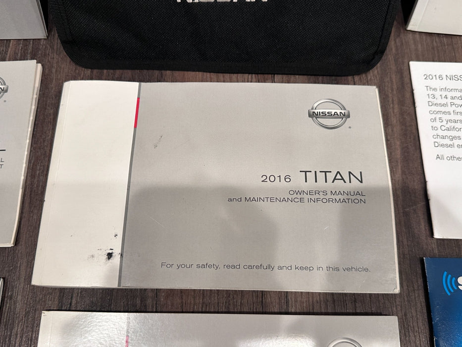 2017 NISSAN TITAN XD RESERVE OWNERS MANUAL BOOK OEM