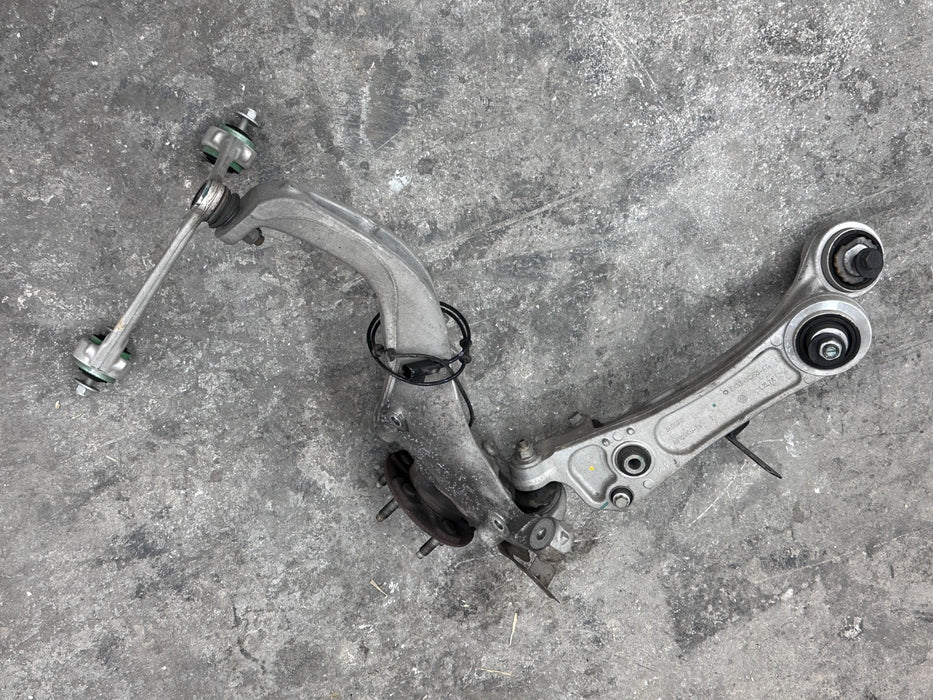 2015 JAGUAR F TYPE FRONT LEFT KNUCKLE SPINDLE OEM EX53-3K186-AB