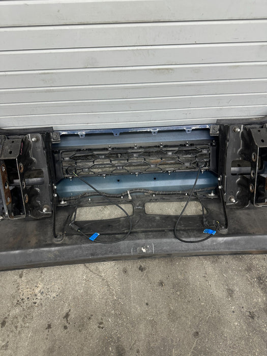 2021 RAM 2500 LARAMIE FRONT BUMPER W HARNESS BLUE PEARL (PPX) OEM *READ*
